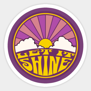 Let it shine Sticker